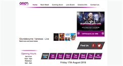 Desktop Screenshot of orioncinema.com